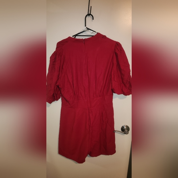 Sheike Size 16 Red/Pink Playsuit - Picture 5 of 7